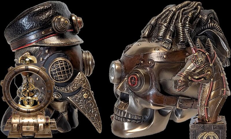 Figurer i steampunk stil